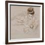 Mother and Child-Paul Cesar Helleu-Framed Giclee Print