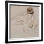 Mother and Child-Paul Cesar Helleu-Framed Giclee Print