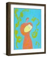 Mother and Child-Marie Bertrand-Framed Giclee Print