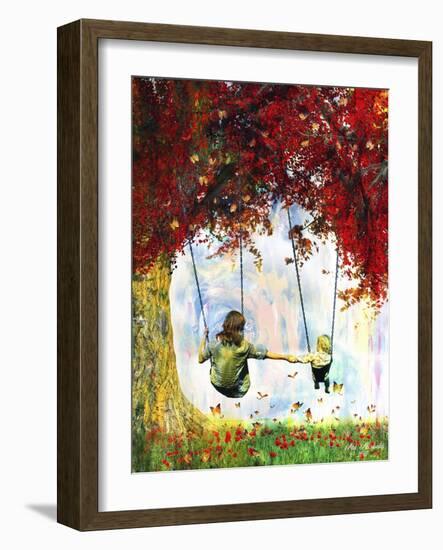 Mother And Child-Ata Alishahi-Framed Giclee Print