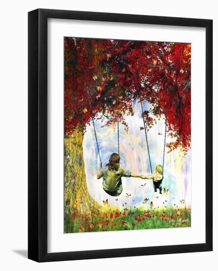 Mother And Child-Ata Alishahi-Framed Giclee Print