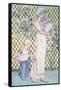 Mother and Child-Kate Greenaway-Framed Stretched Canvas
