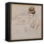 Mother and Child-Paul Cesar Helleu-Framed Stretched Canvas