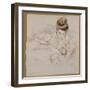 Mother and Child-Paul Cesar Helleu-Framed Giclee Print