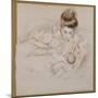 Mother and Child-Paul Cesar Helleu-Mounted Giclee Print