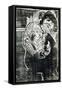Mother and Child-Ernst Ludwig Kirchner-Framed Stretched Canvas