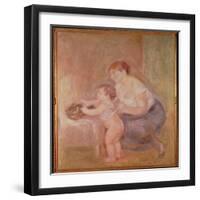 Mother and Child-Pierre-Auguste Renoir-Framed Giclee Print