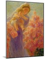 Mother and Child-Gaetano Previati-Mounted Giclee Print
