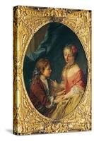 Mother and Child-Francois Boucher-Stretched Canvas