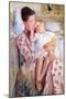 Mother and Child-Mary Cassatt-Mounted Art Print