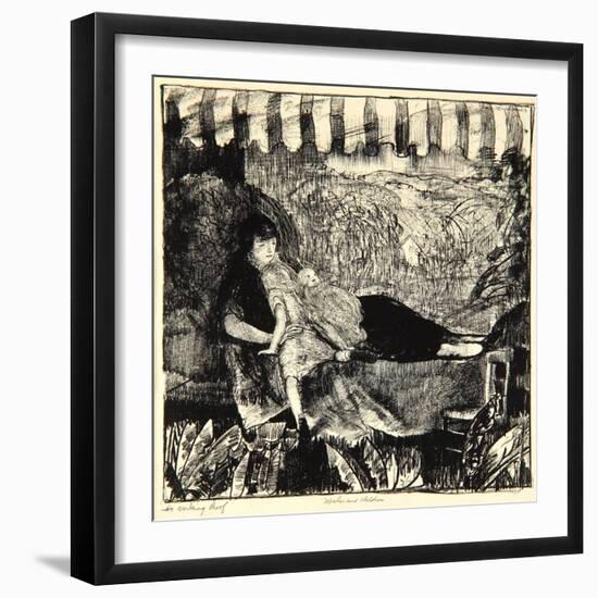 Mother and Children, 1916-George Wesley Bellows-Framed Giclee Print