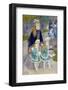 Mother and Children (La Promenade) by Pierre-Auguste Renoir-Fine Art-Framed Photographic Print