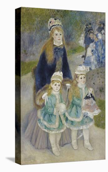 Mother and Children (La Promenade), from 1874 until 1876-Pierre-Auguste Renoir-Stretched Canvas