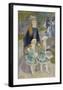 Mother and Children (La Promenade), from 1874 until 1876-Pierre-Auguste Renoir-Framed Art Print