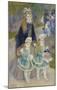 Mother and Children (La Promenade), from 1874 until 1876-Pierre-Auguste Renoir-Mounted Art Print