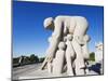 Mother and Children, Stone Sculpture By Emanuel Vigeland, Vigeland Park, Oslo, Norway, Scandinavia-Christian Kober-Mounted Photographic Print