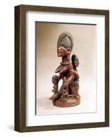 Mother and Children-Yoruba Culture-Framed Giclee Print