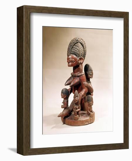 Mother and Children-Yoruba Culture-Framed Giclee Print