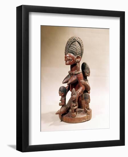 Mother and Children-Yoruba Culture-Framed Giclee Print