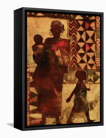 Mother and Children-Eric Yang-Framed Stretched Canvas