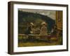 Mother and Cousins, 1889-Olaf Isaachsen-Framed Giclee Print