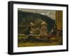 Mother and Cousins, 1889-Olaf Isaachsen-Framed Giclee Print