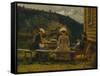 Mother and Cousins, 1889-Olaf Isaachsen-Framed Stretched Canvas