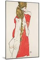 Mother and Daughter, 1913-Egon Schiele-Mounted Giclee Print