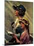 Mother and Daughter Singing in Church-Norman Rockwell-Mounted Giclee Print