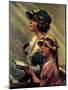 Mother and Daughter Singing in Church-Norman Rockwell-Mounted Giclee Print