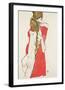 Mother and Daughter-Egon Schiele-Framed Art Print