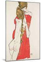 Mother and Daughter-Egon Schiele-Mounted Art Print