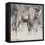 Mother and Daughter-Scott Bennion-Framed Stretched Canvas