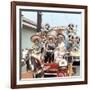 Mother and Daughters as Tourists in Tijuana, Mexico, Ca. 1967-null-Framed Photographic Print