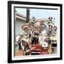 Mother and Daughters as Tourists in Tijuana, Mexico, Ca. 1967-null-Framed Photographic Print