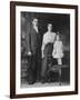 Mother and Father Pose with their Three Year Old Girl, Ca. 1922-null-Framed Photographic Print