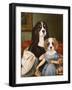 Mother and Flower Girl-Thierry Poncelet-Framed Premium Giclee Print