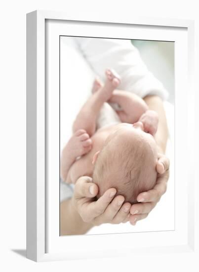 Mother And Newborn Baby Boy-Ruth Jenkinson-Framed Photographic Print