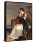 Mother and Son, 1840 (Oil on Canvas)-Thomas Sully-Framed Stretched Canvas