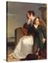 Mother and Son, 1840 (Oil on Canvas)-Thomas Sully-Stretched Canvas