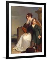 Mother and Son, 1840 (Oil on Canvas)-Thomas Sully-Framed Giclee Print