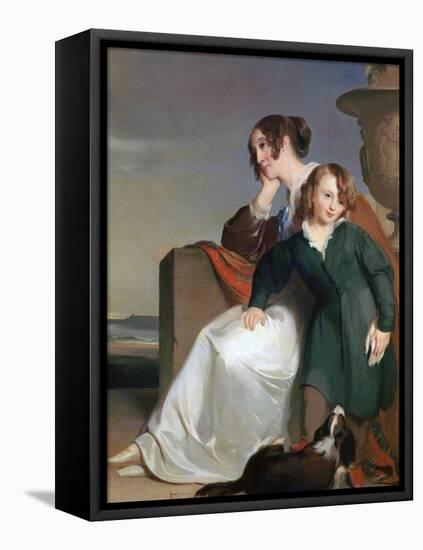 Mother and Son, 1840-Thomas Sully-Framed Stretched Canvas