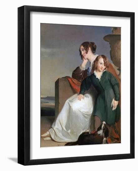 Mother and Son, 1840-Thomas Sully-Framed Giclee Print