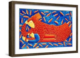 Mother and Son, 2003-Julie Nicholls-Framed Giclee Print