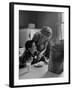 Mother and Son Discussing Allowance-Nina Leen-Framed Photographic Print