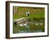 Mother and Son on Saone River, France-Lisa S. Engelbrecht-Framed Photographic Print