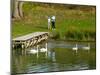 Mother and Son on Saone River, France-Lisa S. Engelbrecht-Mounted Photographic Print