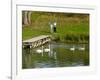 Mother and Son on Saone River, France-Lisa S. Engelbrecht-Framed Photographic Print