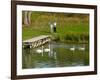 Mother and Son on Saone River, France-Lisa S. Engelbrecht-Framed Photographic Print