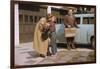 Mother and Son Saying Goodbye-William P. Gottlieb-Framed Photographic Print